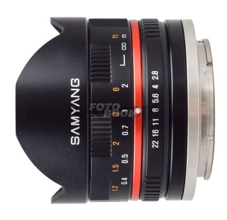 8mm f/2,8 II UMC Sony NEX Negro