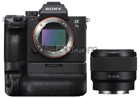 Alpha A7MIII + 50mm f/1.8 Prime FE + VG-C3M - BLACK FRIDAY SONY