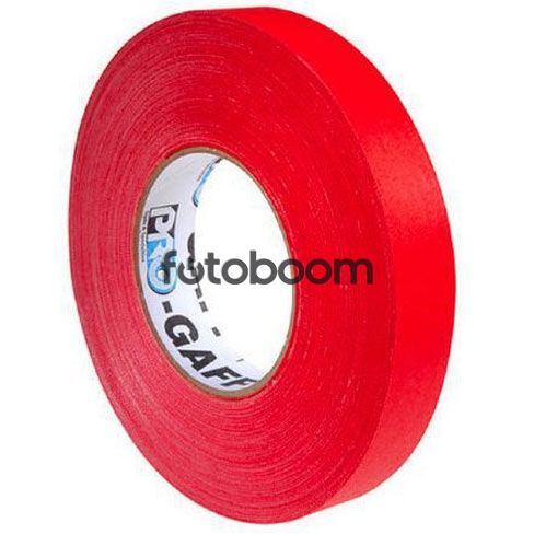 Cinta Gaffer 24mm x 22.8m (Rojo Mate)