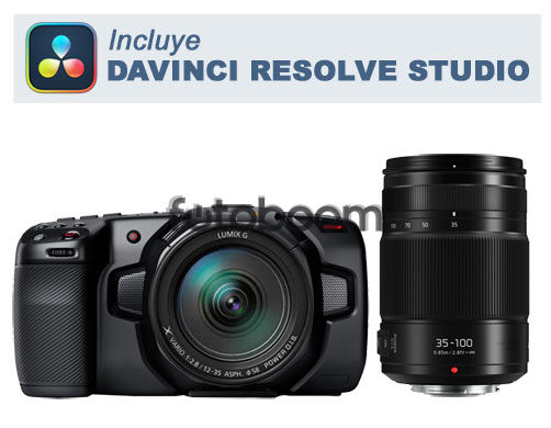 Pocket Cinema Camera 4K + 12-35mm f/2.8 II GX Asph. OIS + 35-100mm f/2.8 II GX O