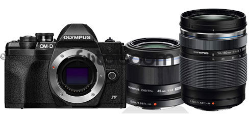 E-M10 Mark IV Negra + 14-150mm f/4-5,6 II ED + 45mm f/1.8 + 300E BONIFICACION - BLACK FRIDAY OM