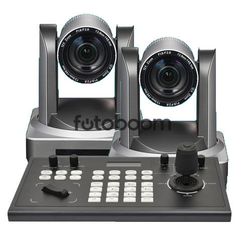 Kit 2 x UV510AS ST NDI POE IR 30x + KBD2000