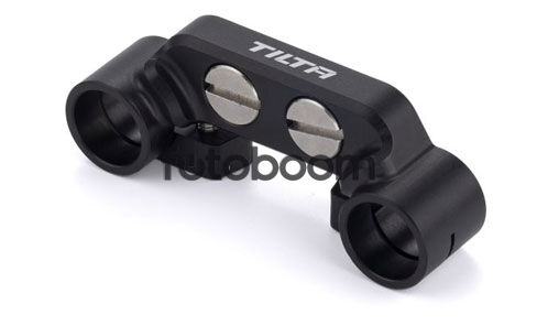 Soporte inferior de varilla dual de 15 mm (negro)