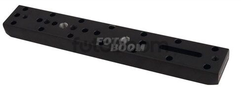 Platina soporte universal con orificios para accesorios (adaptable a montura CG-