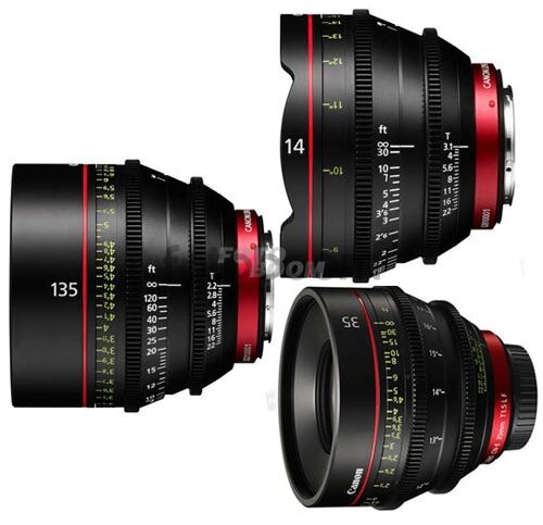 KIT CN-E 14mm/35mm/135mm (FEET)