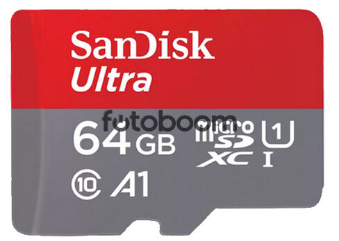 Micro SDHC ULTRA 64GB 120Mb/s + Adaptador
