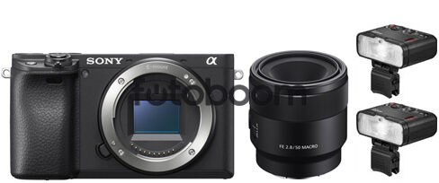 Alpha A6400 + 50mm f/2.8 Macro + MF12-DK1 ODONT KIT - - BLACK FRIDAY SONY
