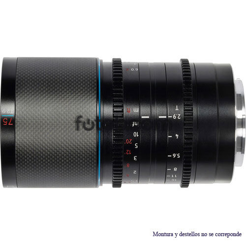 75mm T2.9 x1.6 Anamórfico Saturn Neutral (Full Frame, L-Mount)