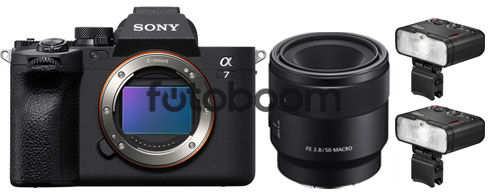Alpha A7MIV + 50mm f/2.8 Macro + MF12-DK1 + 150EU CASHBACK - BLACK FRIDAY SONY