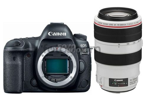 EOS 5D Mark IV + 70-300mm f/4,5-5,6L IS USM + 200E BONIFICACION Estudiantes CANON