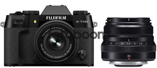 X-T50 Negra + 15-45mm f/3.5-5.6 XC OIS PZ + 35mm f/2,0R XF Pancake Negro + 200E BONIFICACION X + 10% EXPERIENCE DAY