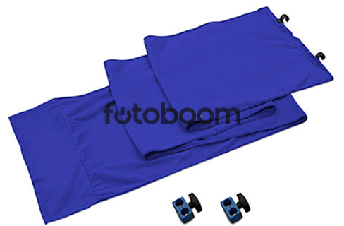 Kit de conexión para fondos . Azul Chromakey