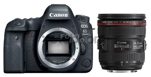 EOS 6D Mark II + 24-70mm f/4L IS USM + 150E BONIFICACION Estudiantes CANON