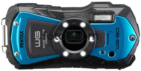 WG-90 Azul + SDXC 64GB V30 200MB/s + Estuche con 50E - BLACK FRIDAY PENTAX