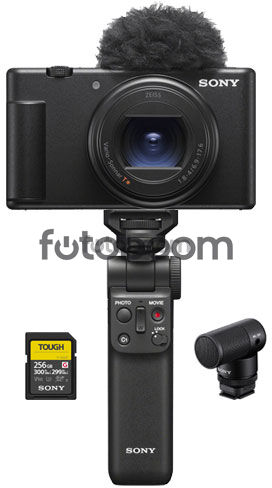 DSC-ZV1MII + ECM-G1 + GP-VPT2BT + SF-G 256Gb Tough Series