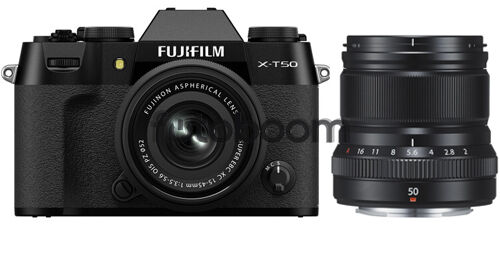 X-T50 Negra + 15-45mm f/3.5-5.6 XC OIS PZ + 50mm f/2 R XF WR Negro + 200E BONIFICACION X + 10% EXPERIENCE DAY