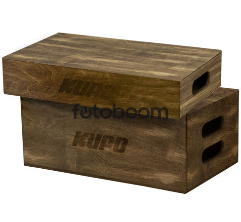 KAB-048-BST Juego 2 Apple Box teñídos