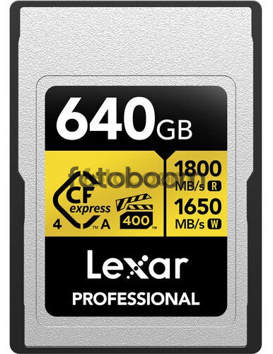 CFexpress 640GB Type A Gold 4.0 Series