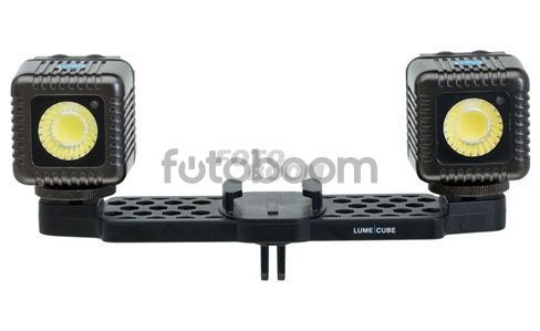 2 Led Gris + Adaptador GoPro