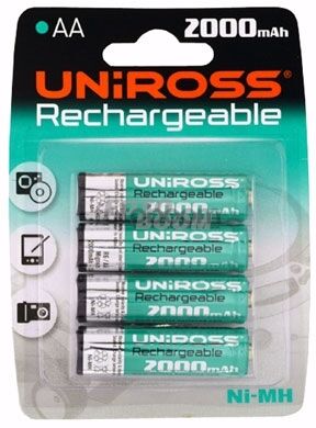 R6 AA de 2000mAh