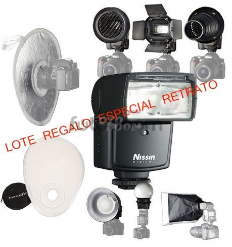 DI466 Nikon + Lote Retrato Interfit