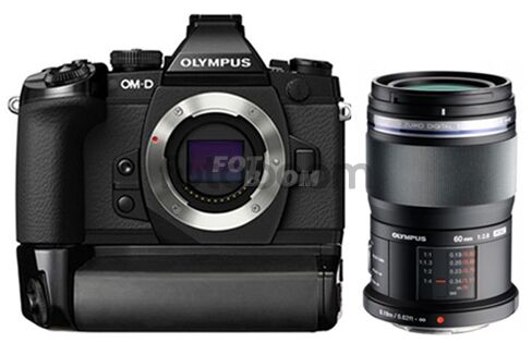 E-M1 Negra + 60mm f/2,8ED Macro + HLD-7