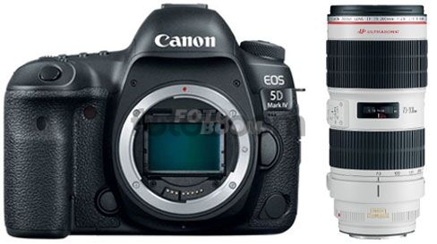 EOS 5D Mark IV + 70-200mm f/2,8L IS USM II + 200E BONIFICACION Estudiantes CANONI