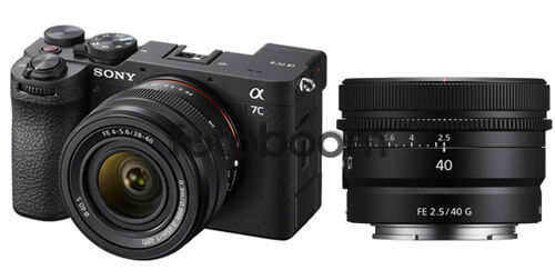 Alpha A7C II Negra + 28-60mm f/4-5.6 + 40mm f/2.5 G + 100EU CASHBACK - BLACK FRIDAY SONY
