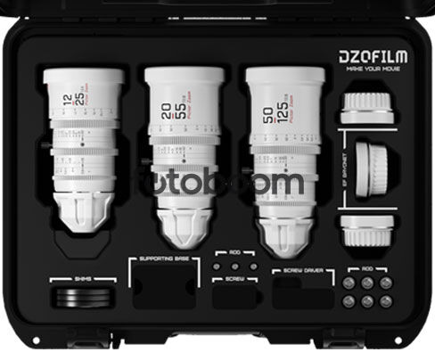 KIT PICTOR ZOOM BLANCO 12-25mm/ 20-55mm/ 50-125mm