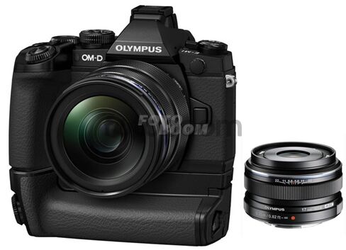 E-M1 Negra + 17mm f/1,8 + 12-40mm f / 2.8 EZ Negro + HLD-7