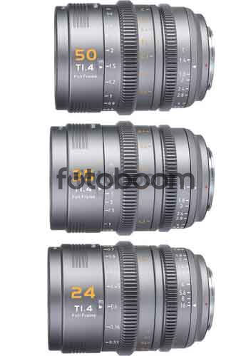 KIT VISION PRIME 24/35/50 (FF, Gris, E-Mount)