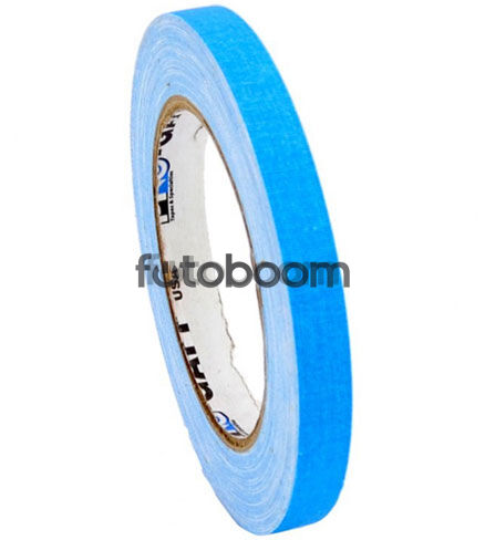 Cinta Gaffer 12mm x 22.8m (Azul Fluorescente)