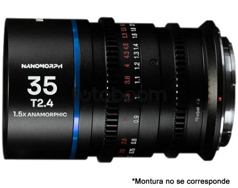 35mm T/2.4 Nanomorph 1.5x (Azul, PL+EF) - BLACK FRIDAY LAOWA