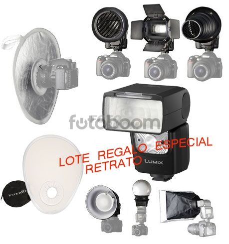 DMW-FL580LE + Lote Retrato Interfit