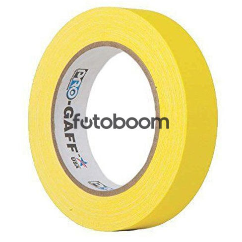 Cinta Gaffer 24mm x 22.8m (Amarillo)