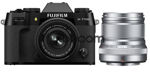X-T50 Negra + 15-45mm f/3.5-5.6 XC OIS PZ + 50mm f/2 R XF WR Plata + 200E BONIFICACION X + 10% EXPERIENCE DAY