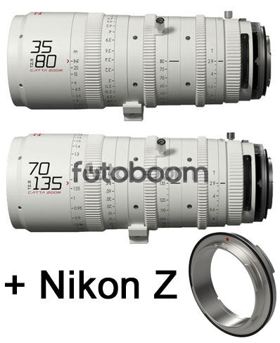 KIT CATTA ZOOM 35-80mm/70-135mm Z-Mount (Blanco)