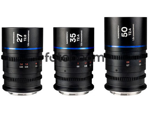 Kit Nanomorph 27/35/50 (Azul, Canon RF) - BLACK FRIDAY LAOWA