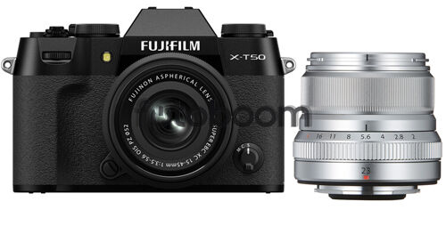 X-T50 Negra + 15-45mm f/3.5-5.6 XC OIS PZ + 23mm f/2 R WR Plata + 200E BONIFICACION X + 10% EXPERIENCE DAY