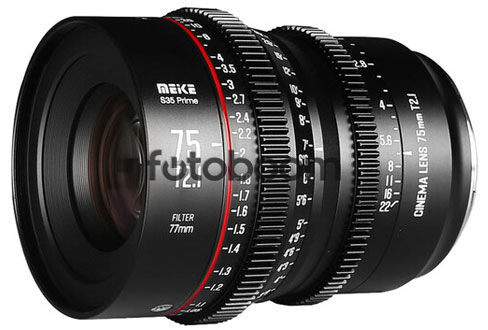 75mm T2.1 Super35 Prime (Arri PL)