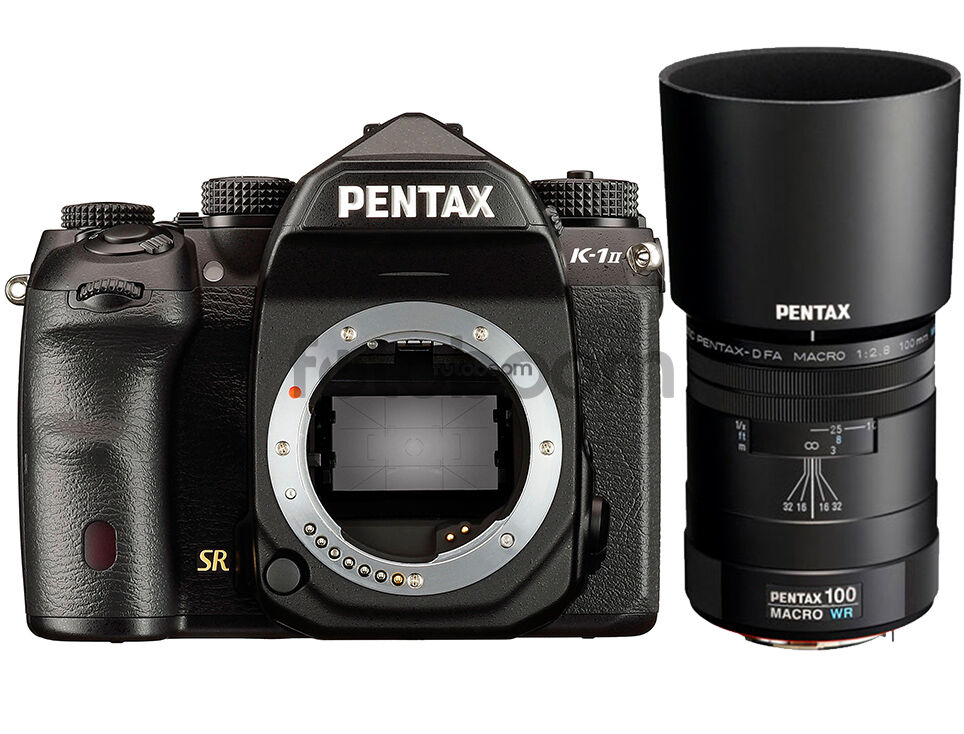 K1 Mark II + 100mm f/2.8 WR Macro con 500E - BLACK FRIDAY PENTAX