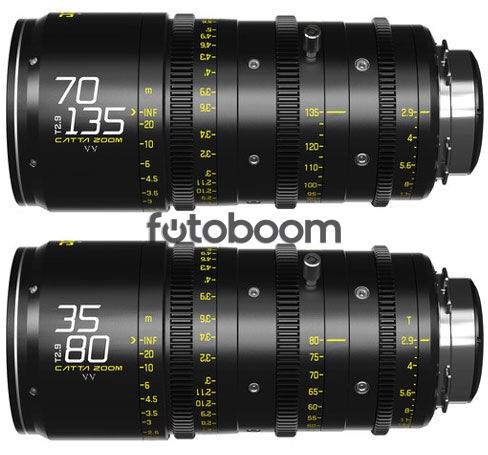 KIT CATTA ACE ZOOM 35-80mm/ 70-135mm (FF, PL+EF)