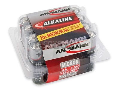 LR06-AA-Mignon Alcalina Red Line 20u.