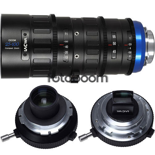 Kit 25-100mm T/2.9 + Expander FF 1.4x + Adapter 1.33x - BLACK FRIDAY LAOWA