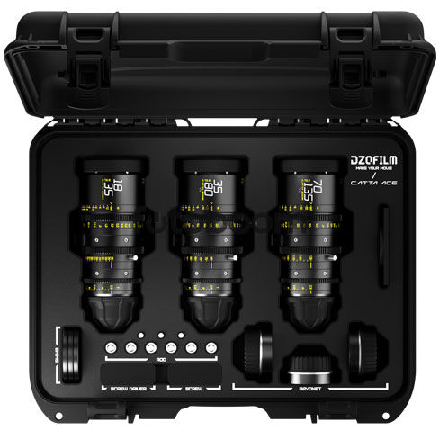 KIT CATTA ACE ZOOM 18-35/ 35-80/ 70-135 (FF, PL+EF)