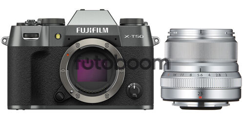 X-T50 Plata Carbón + 23mm f/2 R WR Plata + 200E BONIFICACION X + 10% EXPERIENCE DAY