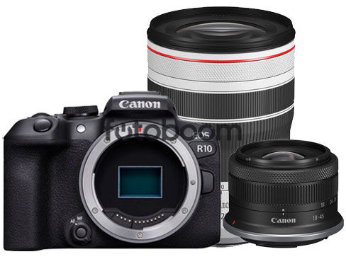EOS R10 + 18-45mm f/4.5-6.3 IS STM RF-S + 70-200mm f/4L IS USM RF + CANEST - BLACK FRIDAY CANON