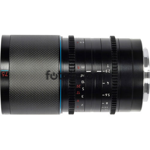 75mm T2.9 x1.6 Anamórfico Saturn Blue (Full Frame, E-Mount)