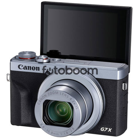 G7X Mark III Powershot Plata + SDXC 128GB V30 200MB/s + Estuche