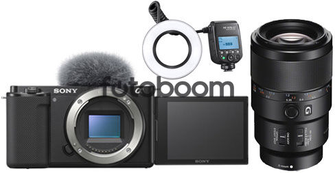 ZV-E10 + 90mm f/2.8 Macro + MF-R76SPLUS ODONT KIT - + 100EU CASHBACK - BLACK FRIDAY SONY